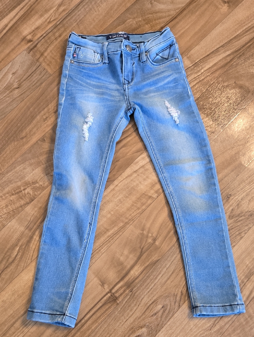 Vigoss Light Blue Distressed Skinny Jeans
